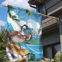 Aloha Hawaii Shaka Nene Goose Garden Flag Surfing Take It Easy - Polynesian Pride