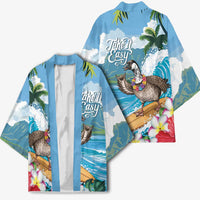 Aloha Hawaii Shaka Nene Goose Kimono Surfing Take It Easy - Polynesian Pride