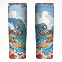 Aloha Hawaii Shaka Nene Goose Skinny Tumbler Surfing Take It Easy - Polynesian Pride