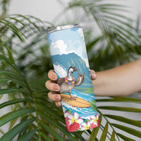 Aloha Hawaii Shaka Nene Goose Skinny Tumbler Surfing Take It Easy - Polynesian Pride