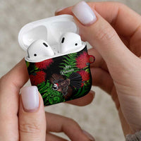 Meri Kirihimete New Zealand AirPods Case Piwakawaka Koru Fern Mix Pohutukawa - Polynesian Pride