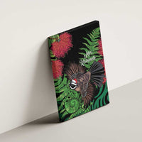 Meri Kirihimete New Zealand Canvas Wall Art Piwakawaka Koru Fern Mix Pohutukawa - Polynesian Pride