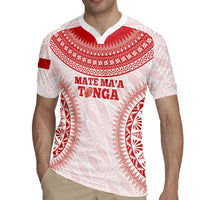 Custom Tonga Mate Maa Rugby Jersey Go Champions Tongan Ngatu - White