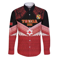 Custom Mate Maa Tonga XIII Family Matching Short Sleeve Bodycon Dress and Hawaiian Shirt Tongan Kupesi Ngatu - Rugby Style