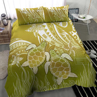Polynesia Sea Turtle Bedding Set Happy Valentine Day Polynesian - Gold LT14 - Polynesian Pride