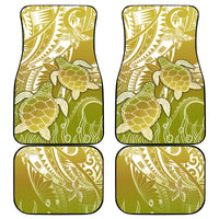 Polynesia Sea Turtle Car Mats Happy Valentine Day Polynesian - Gold LT14 Gold - Polynesian Pride