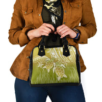 Polynesia Sea Turtle Shoulder Handbag Happy Valentine Day Polynesian - Gold LT14 - Polynesian Pride