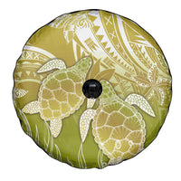 Polynesia Sea Turtle Spare Tire Cover Happy Valentine Day Polynesian - Gold LT14 - Polynesian Pride