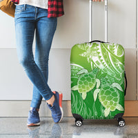 Polynesia Sea Turtle Luggage Cover Happy Valentine Day Polynesian - Green LT14 - Polynesian Pride