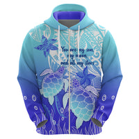 Polynesia Valentine Day Hoodie Polynesian Sea Turtle Turquoise Version LT14 - Polynesian Pride