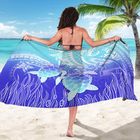 Polynesia Valentine Day Sarong Polynesian Sea Turtle Turquoise Version LT14 - Polynesian Pride
