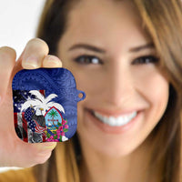 United States Guam AirPods Case USA Eagle Guahan Seal Bougainvillea - Polynesian Pride