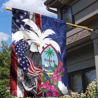 United States Guam Garden Flag USA Eagle Guahan Seal Bougainvillea LT14 - Polynesian Pride