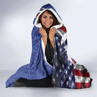 United States Guam Hooded Blanket USA Eagle Guahan Seal Bougainvillea LT14 - Polynesian Pride