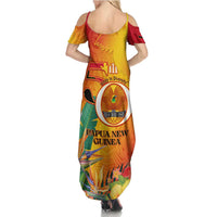 Papua New Guinea Independence Day Summer Maxi Dress 50th Anniversary Unity in Diversity LT14 - Polynesian Pride