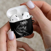 Personalised All Black New Zealand Darts AirPods Case Aoteroa Fern Maori Galaxy Style LT14 - Polynesian Pride
