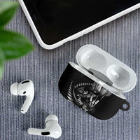 Personalised All Black New Zealand Darts AirPods Case Aoteroa Fern Maori Galaxy Style LT14 - Polynesian Pride