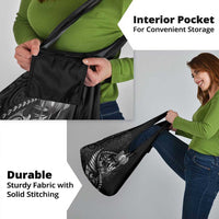 Personalised All Black New Zealand Darts Grocery Bag Aoteroa Fern Maori Galaxy Style