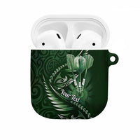 Personalised All Green New Zealand Darts AirPods Case Aoteroa Fern Maori Galaxy Style - Polynesian Pride