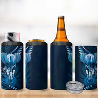 All Blue New Zealand Darts 4 in 1 Can Cooler Tumbler Aoteroa Fern Maori Galaxy Style