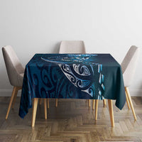 Personalised All Blue New Zealand Darts Tablecloth Aoteroa Fern Maori Galaxy Style