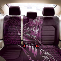 Personalised All Pink New Zealand Darts Back Car Seat Cover Aoteroa Fern Maori Galaxy Style