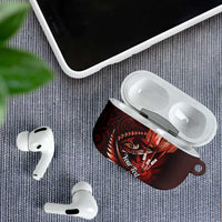 Personalised All Red New Zealand Darts AirPods Case Aoteroa Fern Maori Galaxy Style LT14 - Polynesian Pride