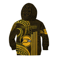 Personalised Hawaii Nanakuli High And Intermediate School Kid Hoodie Polynesian Kakau Pattern LT14 - Polynesian Pride
