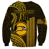 Personalised Hawaii Nanakuli High And Intermediate School Sweatshirt Polynesian Kakau Pattern LT14 - Polynesian Pride