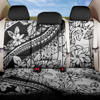 Polynesia Back Car Seat Cover Polynesian Tropical Flowers Black Pastel Vibes LT14 One Size Black - Polynesian Pride