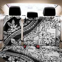 Polynesia Back Car Seat Cover Polynesian Tropical Flowers Black Pastel Vibes LT14 - Polynesian Pride