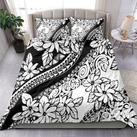 Polynesia Bedding Set Polynesian Tropical Flowers Black Pastel Vibes LT14 - Polynesian Pride