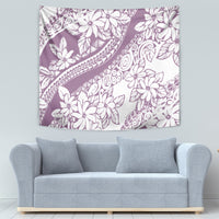 Polynesia Tapestry Polynesian Tropical Flowers Purple Pastel Vibes LT14 - Polynesian Pride