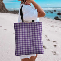 Purple Japanese Palaka Pride Tote Bag - Polynesian Pride