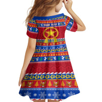 Custom Philippines Christmas Family Matching Off Shoulder Short Dress and Hawaiian Shirt Filipino Parol Maligayang Pasko LT14 - Polynesian Pride