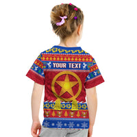 Custom Philippines Christmas Kid T Shirt Filipino Parol Maligayang Pasko LT14 - Polynesian Pride
