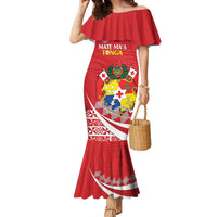 Custom Mate Maa Tonga Family Matching Mermaid Dress and Hawaiian Shirt 2024 Go Champions