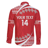 Custom Mate Maa Tonga Family Matching Off Shoulder Short Dress and Hawaiian Shirt 2024 Go Champions