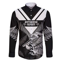 Aotearoa Silver Fern Rugby Custom Family Matching Mermaid Dress and Hawaiian Shirt 2024 Go Kiwi