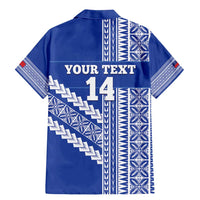 Fetu Samoa Rugby Custom Family Matching Mermaid Dress and Hawaiian Shirt Siapo Pattern - Sporty Style