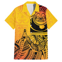Marquesas Islands Family Matching Long Sleeve Bodycon Dress and Hawaiian Shirt Marquesan Matatiki Fish Hook Patutiki - Polynesian Pride