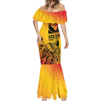 Marquesas Islands Mermaid Dress Marquesan Matatiki Fish Hook Patutiki - Polynesian Pride