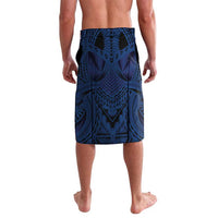Blue Samoa Tattoo Lavalava Plumeria Samoan Ocean Tatau Pattern - Polynesian Pride