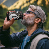 Aotearoa Hei Matau 4 in 1 Can Cooler Tumbler Haka Kiwi Mix Maori Mangopare LT14 - Polynesian Pride