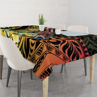 Hawaii Saint Patrick's Day Tablecloth Ukulele Leprechaun Hau'Oli Maoli Oe! LT14 - Polynesian Pride