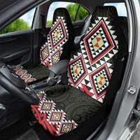 Kia Ora Aotearoa Car Seat Cover 2025 Pasifika Maori Taniko Motifs