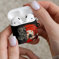 Japanese Dragon Katana Enso AirPods Case Japan Pagoda Seamless Cloud - Polynesian Pride