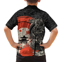 Japanese Dragon Katana Enso Hawaiian Shirt Japan Pagoda Seamless Cloud - Polynesian Pride
