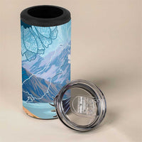 New Zealand South Island 4 in 1 Can Cooler Tumbler Te Waipounamu Aoraki Kea Bird LT14 - Polynesian Pride