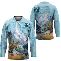 New Zealand South Island Hockey Jersey Te Waipounamu Aoraki Kea Bird LT14 - Polynesian Pride
